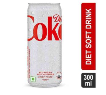 Diet coke no sugar no calories crisp taste300ml