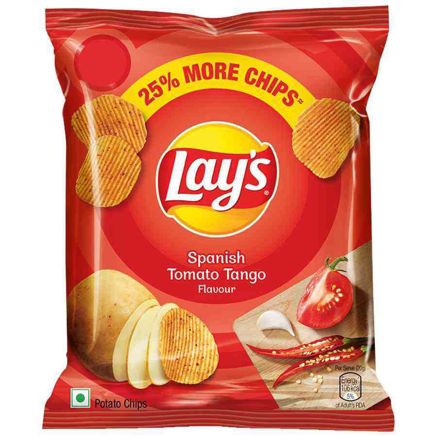 Lays Spanish Tomato Tango Potato Chips 52 gms