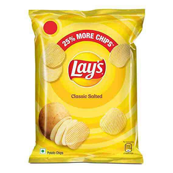 Lays Classic Salted Chips 52gms