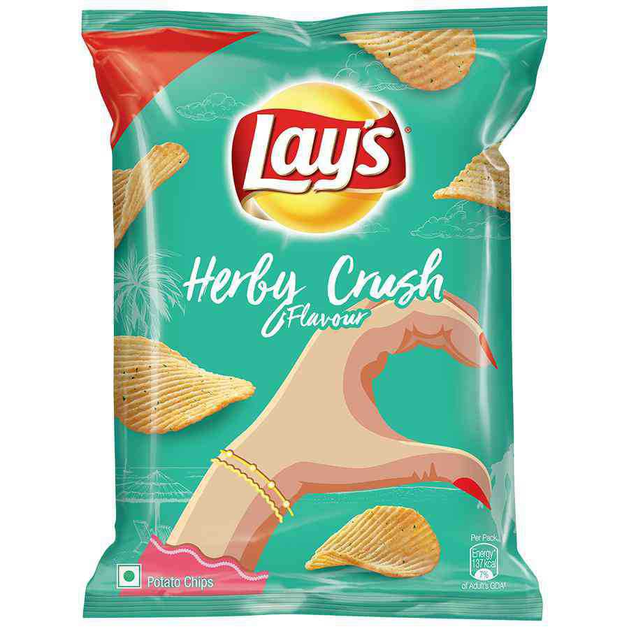 Lays Chips Herby Crush Flavour 50 gms