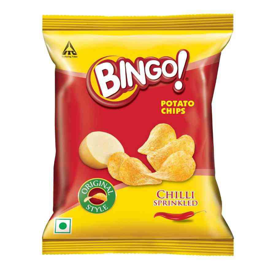 Bingo Potato Chips chilli Sprinkled   Original Style 52gms