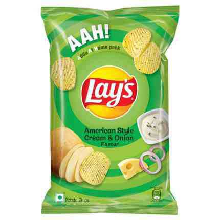 Lays American Style Cream   Onion Potato Chips 78g