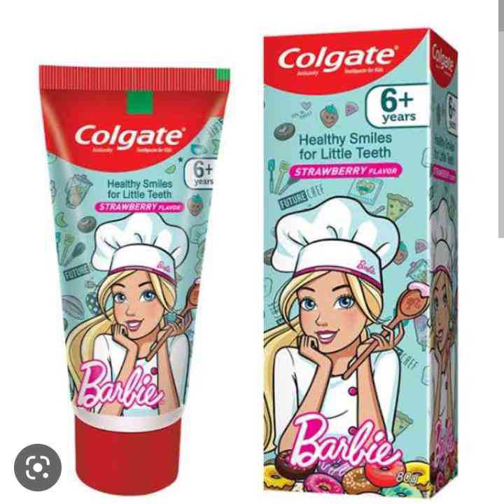 Colgate Barbie Strawberry Flavour Tooth Paste 80g