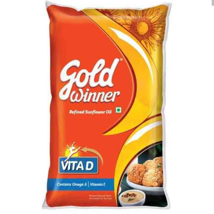 Gold Winner Refined Sunflower Oil 1 Litre