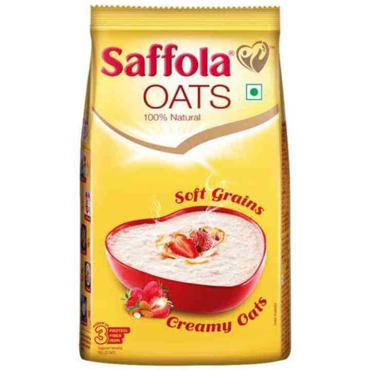 Saffola Oats 100 Natural Creamy 500 Gms