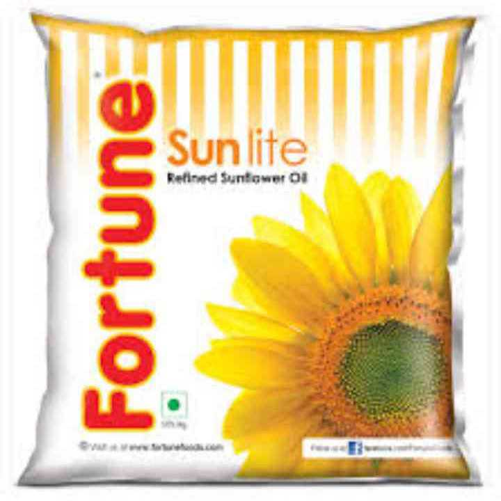 Fortune Sunlite Refined Sunflower Oil in Pouch 1 Litre