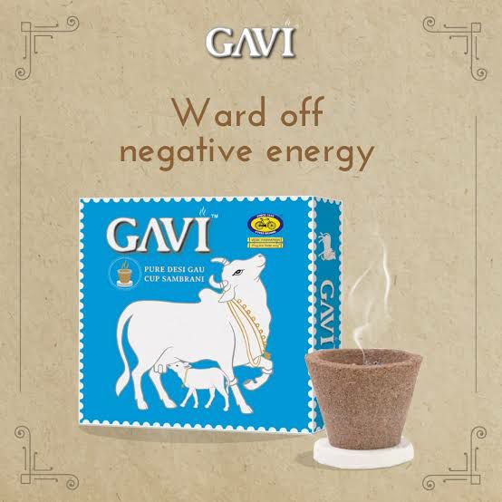 Cycle Gavi Pure Desi Gau Cup Sambrani Pack of 12N