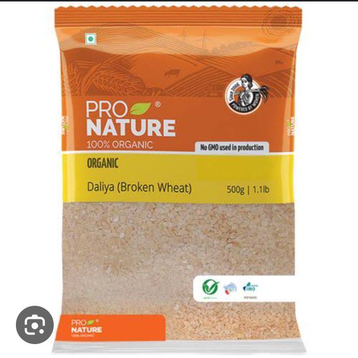 Pro Nature Organic Daliya Broken Wheat 500 Gms