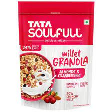 Soulfull Millet Granola Almonds and Cranberries