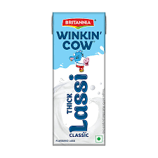 Britannia Winkin Cow Classic Lassi, 180 ml