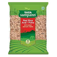 Tata Sampann Thick Red Rice Poha Aval Avalakki, 500 g