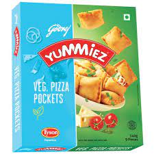 Yummiez veg Pizza Pockets 340g