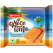 Britannia Nice Time Sugar Showered Coconut Biscuit