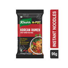 Knorr Korean Ramen Spicy Kimchi Veg Flavoured Instant Noodles