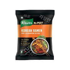 Knorr Korean Ramen Spicy JJAJANGMYEON Veg Flavoured Instant Noodles