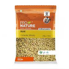 Pro Nature Organic Coriander Whole, 200G