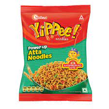 Sunfeast YiPPee Power Up Atta Noodles, Instant Noodles (Single Pack), 70g