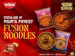 Top Ramen Schezwan Spicy Chilli Sauce Flavour Fusion Noodles