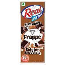 Real Belgian Chocolate Frappe Milkshake, 180ml