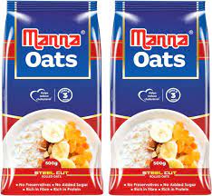 Manna Steel Cut Rolled Oats -500g