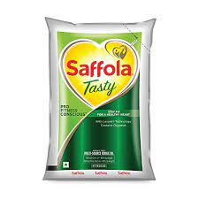 Saffola Tasty Oil 1ltr Pouch